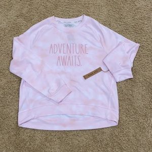 Rae Dunn Pink Sweatshirt - Adventure Awaits